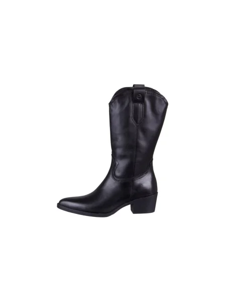 TAMARIS Cizme de cowboy negru