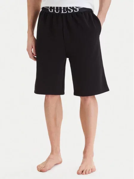 Sportovní kraťasy Guess černé