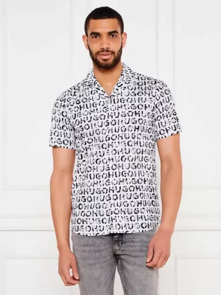 HUGO Ing Ellino | Straight fit lila