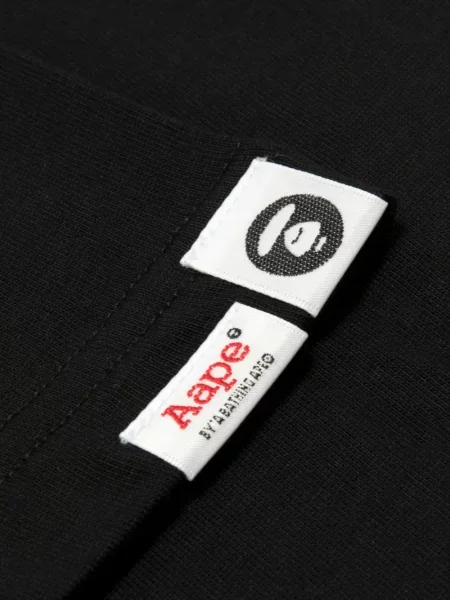 Tricou Aape By A Bathing Ape cu imagine negru