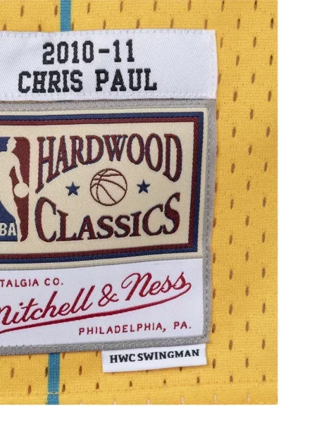 Cămașă Mitchell & Ness din jerseu galben