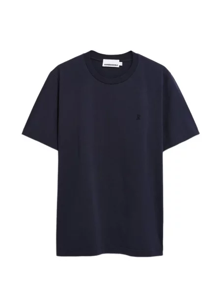 Tricou Armedangels cu autograf albastru