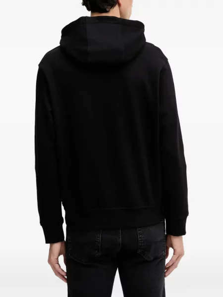 Hanorac cu glugă Armani Exchange negru