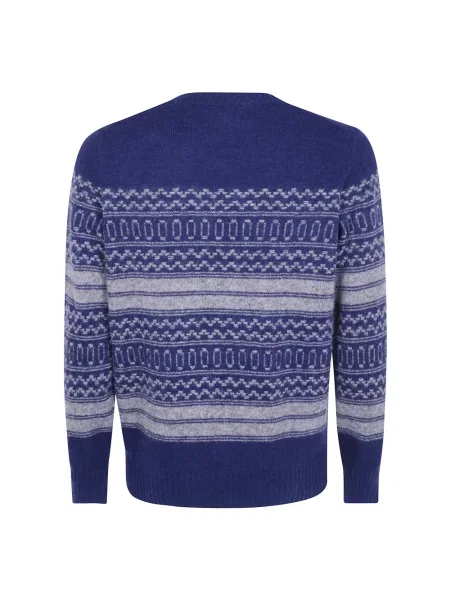 Sweter Brunello Cucinelli niebieski