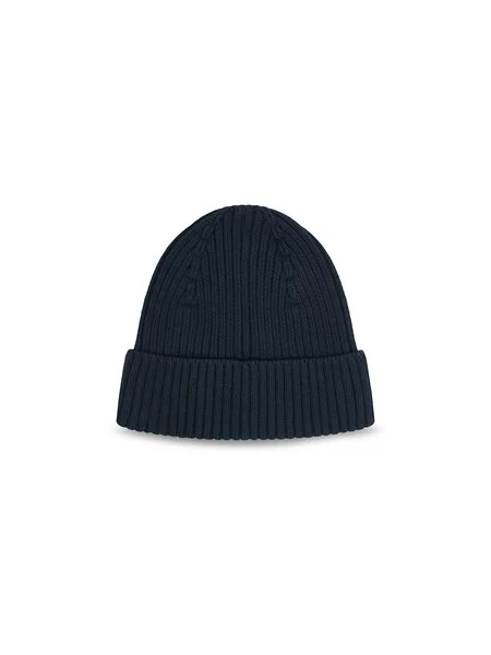 Tommy Jeans Čiapka Tjm Heritage Core Beanie Tmavomodrá biela