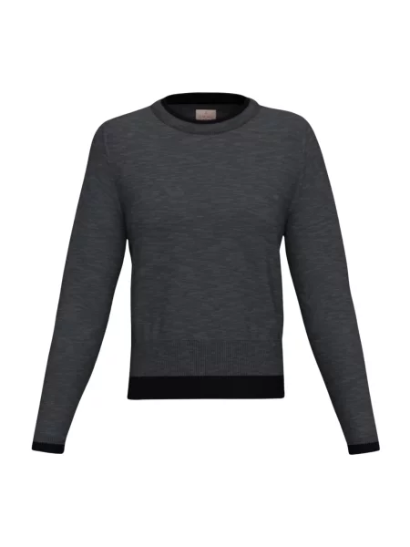 Sweter Emme Di Marella wełniany szary