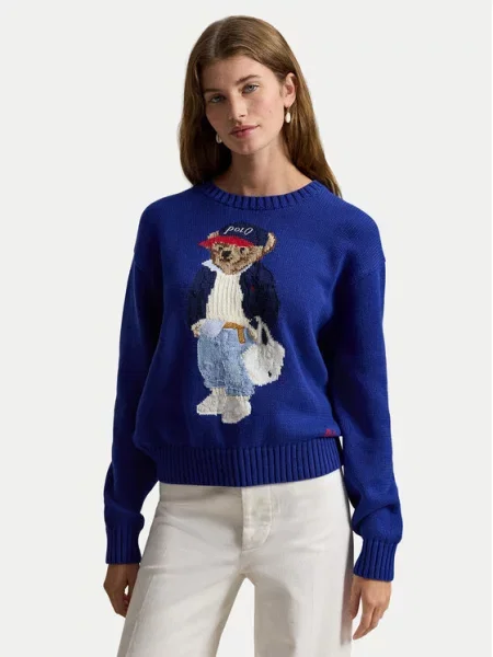 Polo Ralph Lauren Sweter niebieski