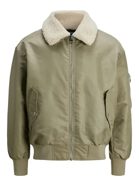 JACK & JONES Přechodná bunda JORQUEENS / offwhite khaki
