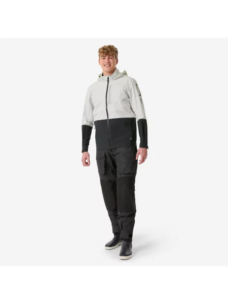 Kurtka żeglarska Decathlon Sailing Light szara