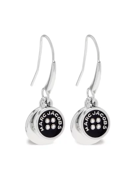 Kolczyki Marc Jacobs szare