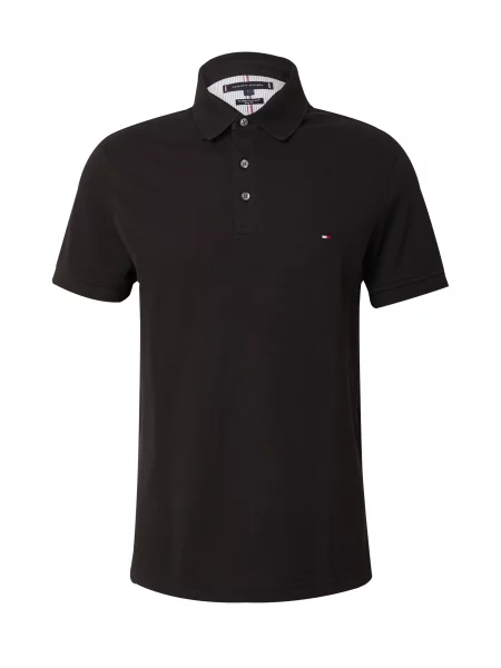 TOMMY HILFIGER Tricou CORE SLIM POLO bleumarin / roșu / negru alb