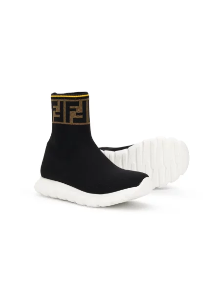 Sneakersy dziecięce Fendi czarne