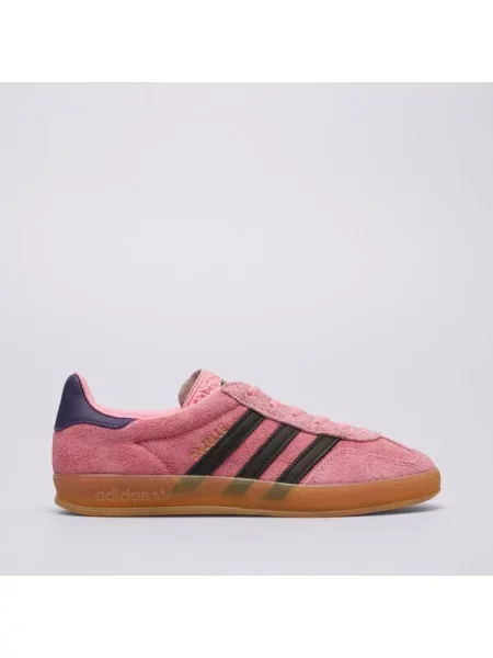Tenisice od brušene kože adidas Originals Gazelle Indoor ružičasta