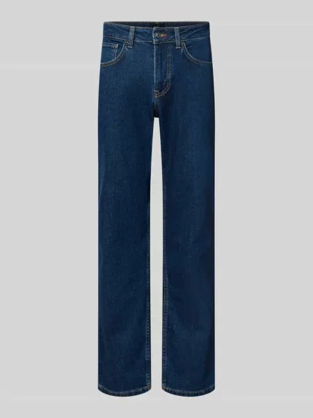 Jeansy o kroju regular fit z prostą nogawką z mieszanka bawełny model Cash' Pepe Jeans niebieskie