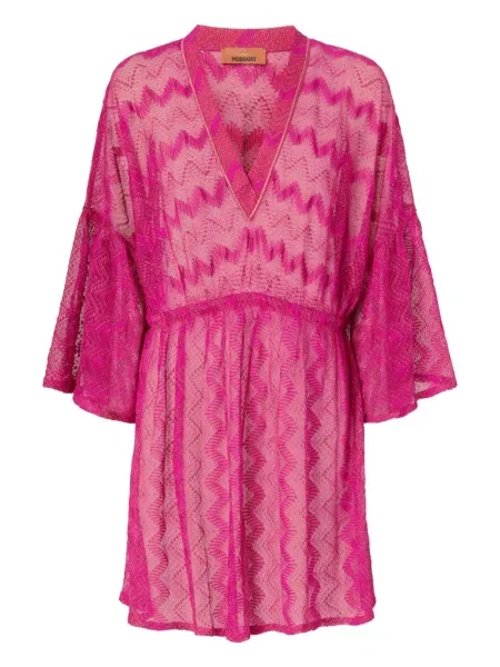 Mała mały sukienka mini Missoni garniturowa fioletowa