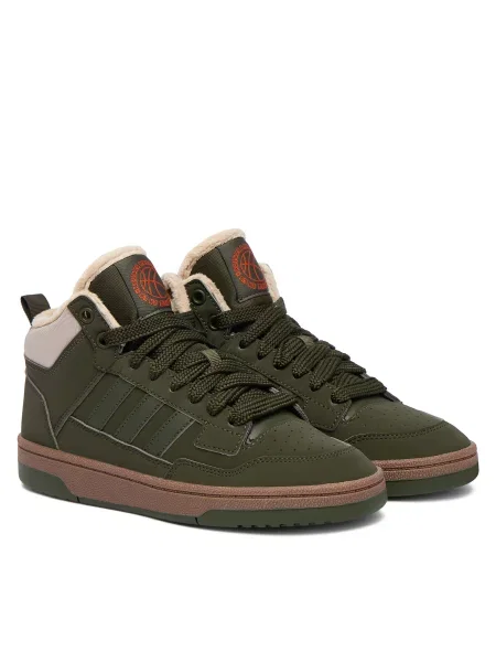 Laisvalaikio batai adidas Rapid Court Mid Winterized Shoes žalia