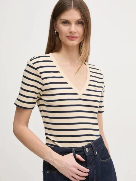 Tommy Hilfiger tričko béžové