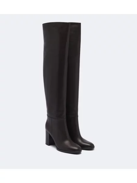 Cizme Gianvito Rossi din piele maro