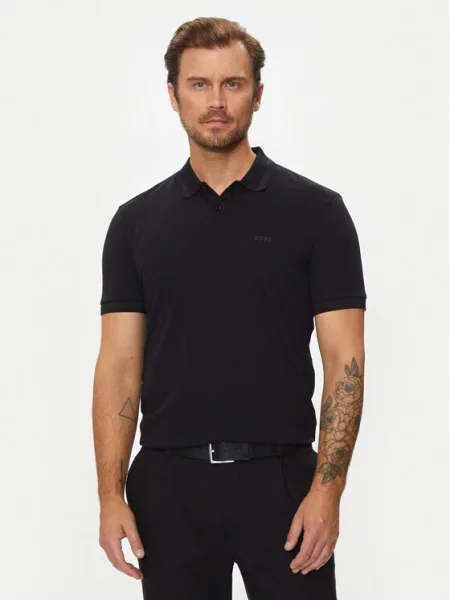 Boss Tricou polo Pio 1 negru