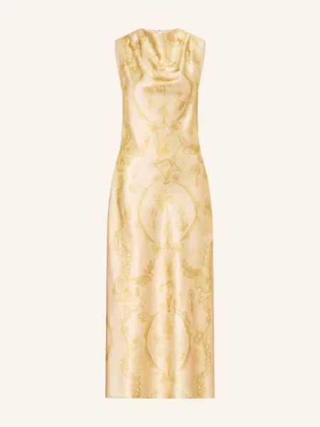 Ted Baker Saténové Šaty Meloda zlatá