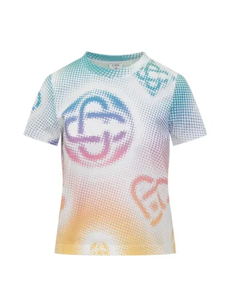 Krótka koszulka Casablanca z krótkim rękawem