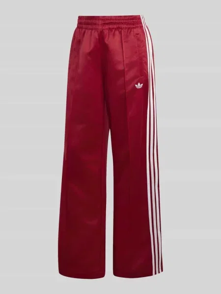 Spodnie adidas Sst Loose Tp Team Victory Red/ White L czerwone
