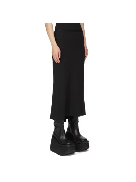 Spódnica Rick Owens w kształcie litery A czarna