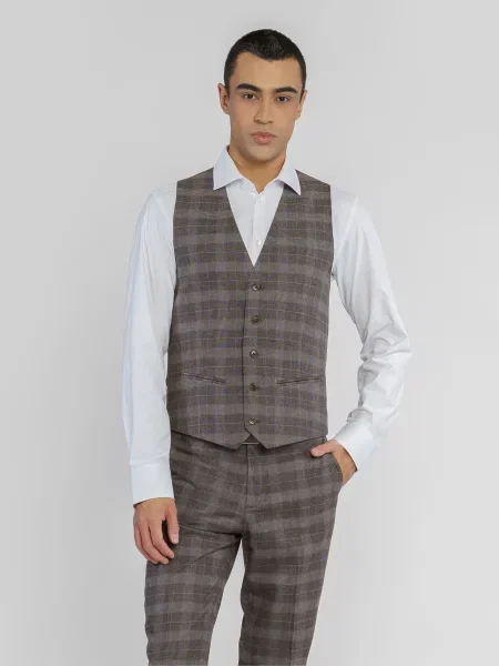 Жилет класичний Arber бежевий