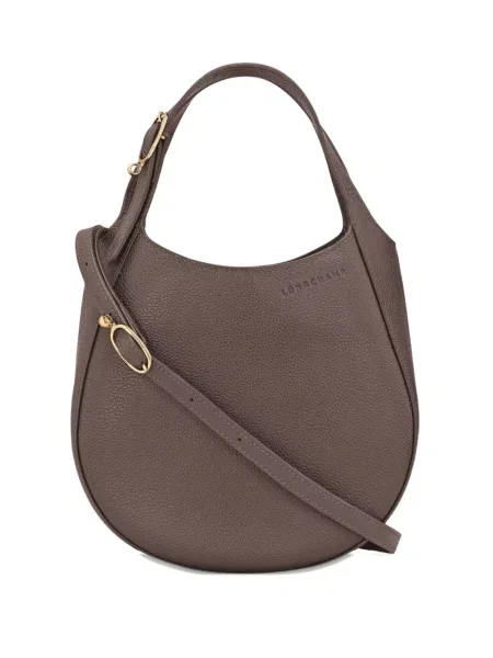 Geanta de piele Longchamp din piele maro