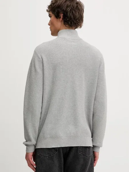 Levi's pulover de LIGHTWEIGHT HM QUARTER ZIP gri