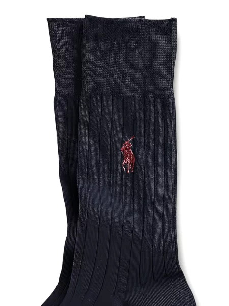 Kravata Polo Ralph Lauren s výšivkou modrá