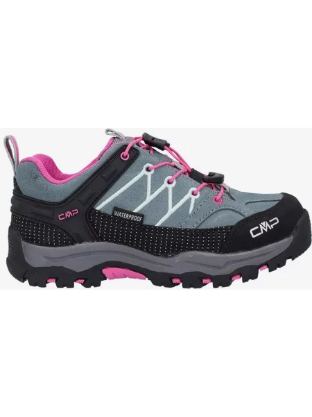 Wodoodporne buty CMP Rigel Low dla dzieci w kolorze niebieskawo-szarym 28 szare