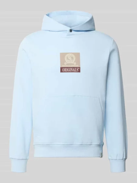 Bluza z kapturem z nadrukiem z logo model FREDERIKSBERG' Jack & Jones