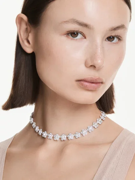 Swarovski lănțișor pentru femei din metal Ariana Grande x Swarovski