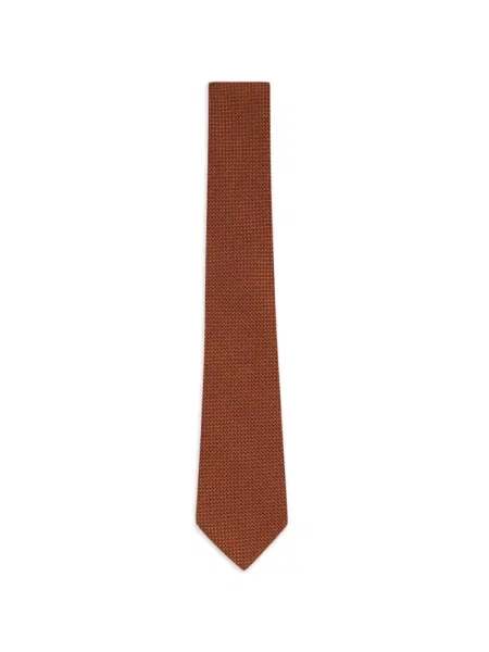 Cravată Zegna de mătase maro