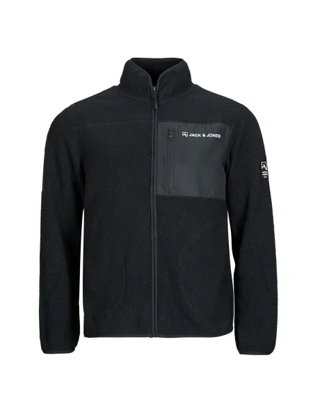 Teddy mikina Jack & Jones čierna