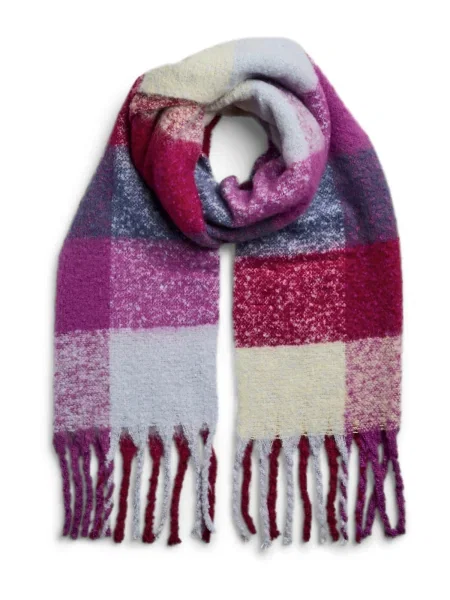 PIECES Fular PCMADA / opal / lila / roșu bej