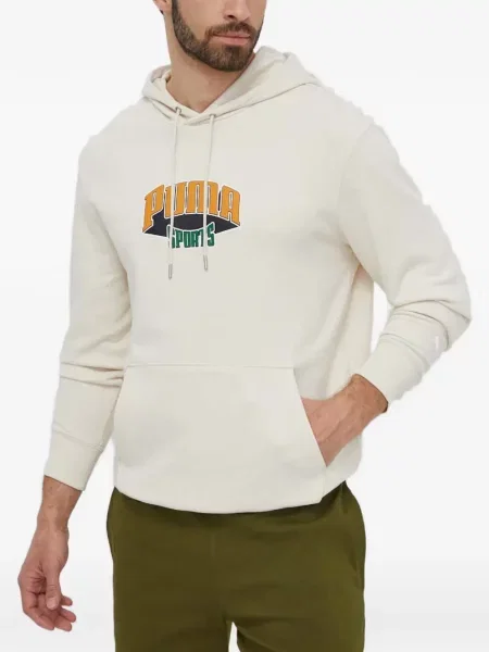 Hanorac cu glugă Puma cu imagine cu cordon