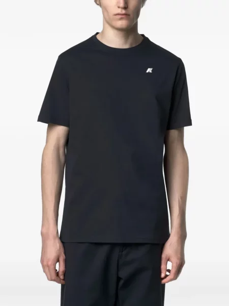 Tricou K-way cu autograf albastru
