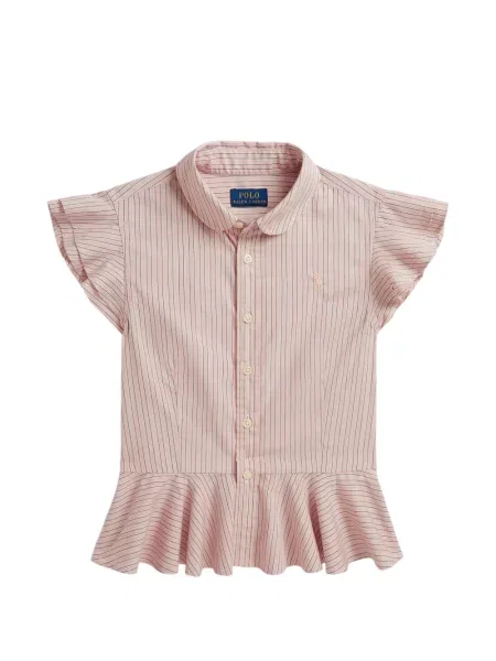 Koszula dziecięca Polo Ralph Lauren różowa