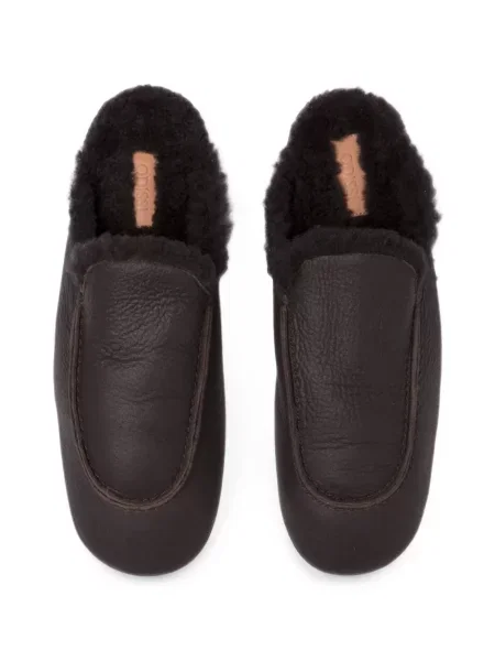 Papuci tip mules Odissì din piele maro