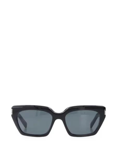 Ochelari de soare Saint Laurent Eyewear cu imprimeu geometric negru