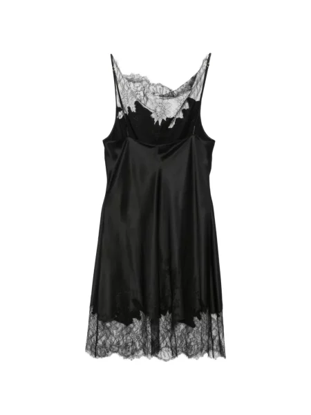 Rochie mini Carine Gilson din dantelă negru