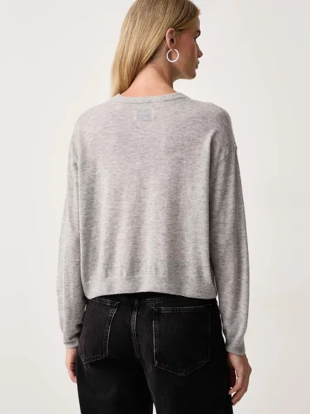 Zadig&Voltaire sweter kaszmirowy SWAPY szary