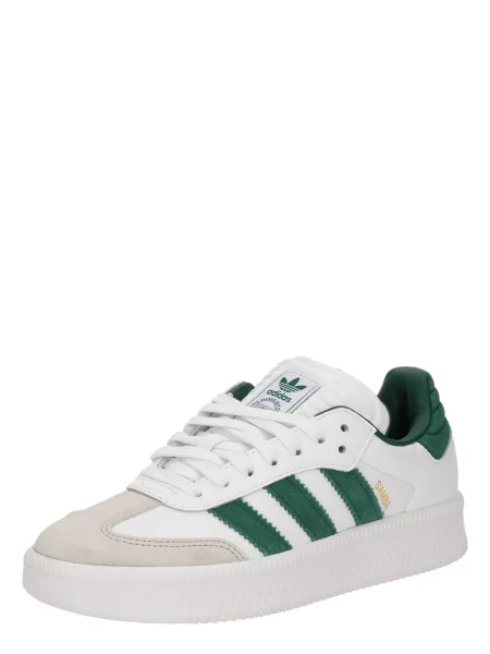 ADIDAS ORIGINALS Nízke tenisky SAMBA XLG sivobéžová / zelená biela