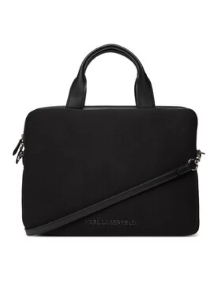 Karl Lagerfeld Taška na notebook / bílá černá