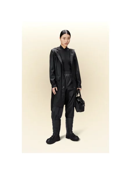 Rains Curve W Jacket Kobiety Kurtki Rains Czarny Size: M niebieska
