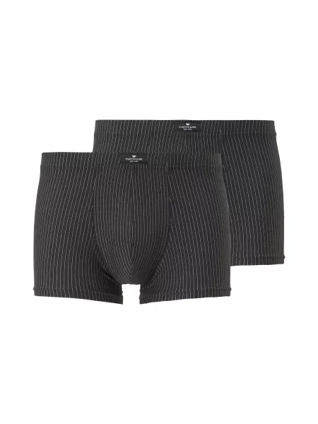 TOM TAILOR Boksarice črna bela