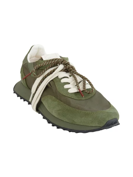 Sneakersy Ghoud zamszowe zielone