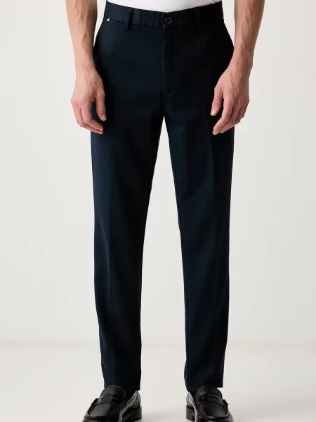 BOSS pantaloni de costum pentru bărbați cu lyocell